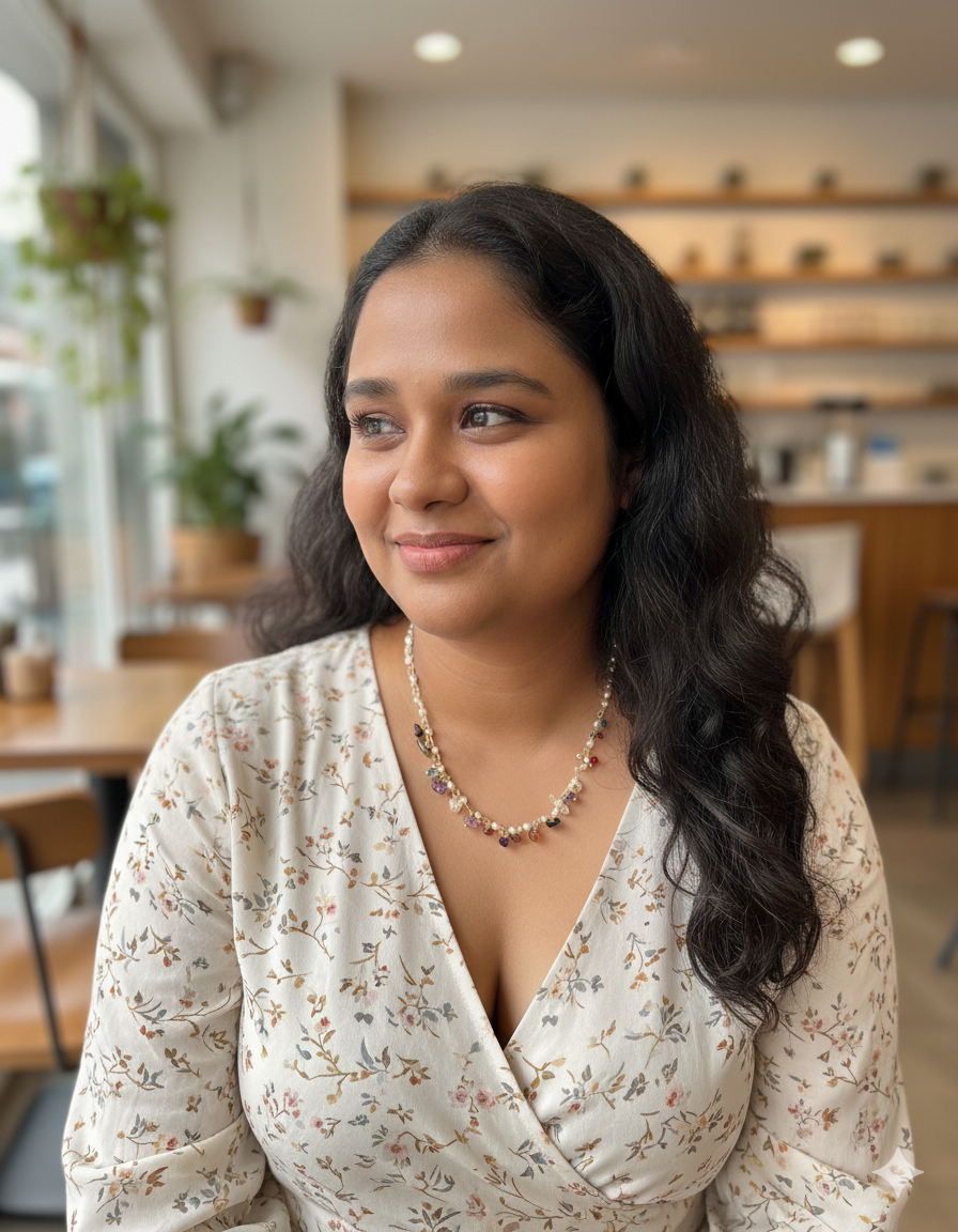Pearl Stone Necklace