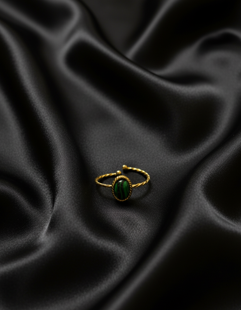 Retro Natural Stone Ring