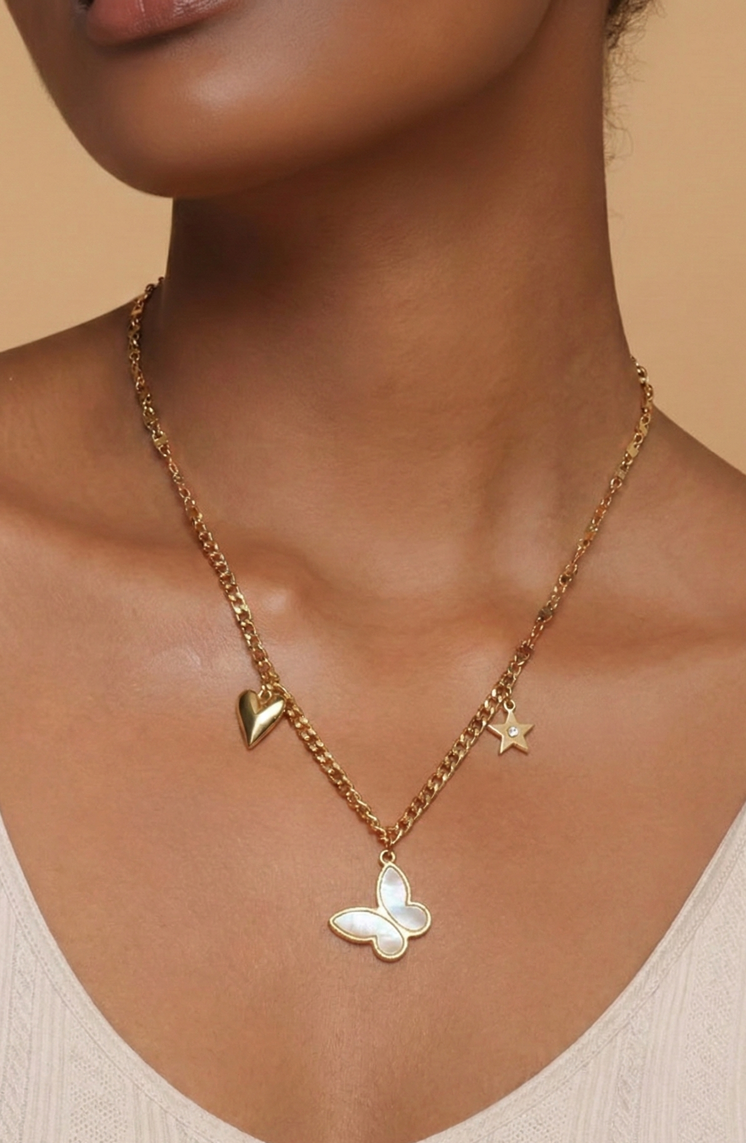 Starlit Flutter Necklace