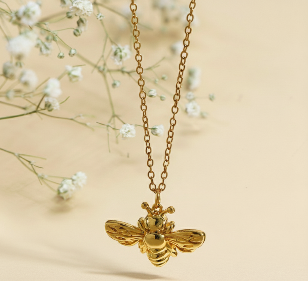 Casual Commute Bee Necklace