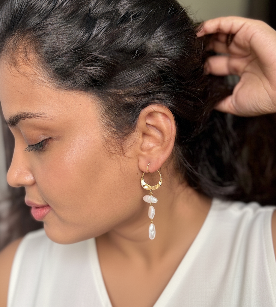 Roman Style Artistic Copper Earrings