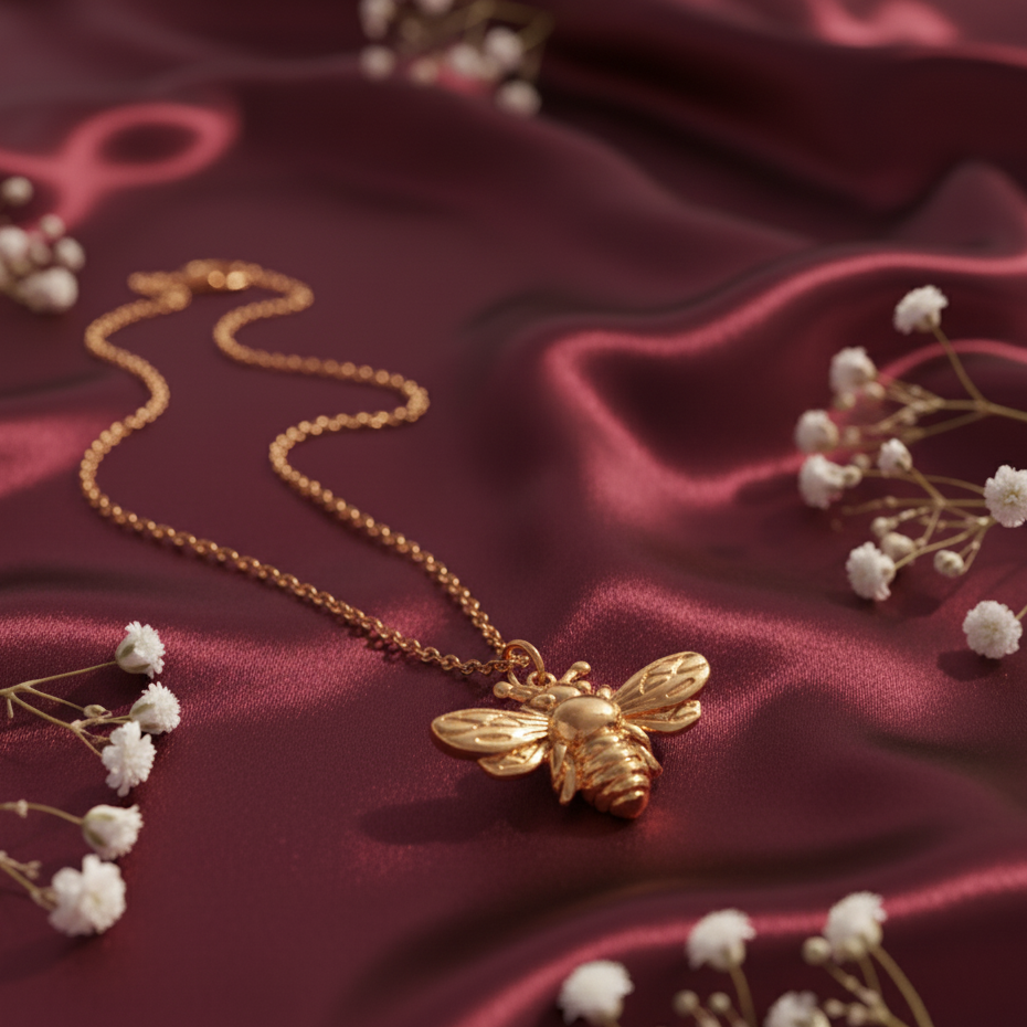 Casual Commute Bee Necklace