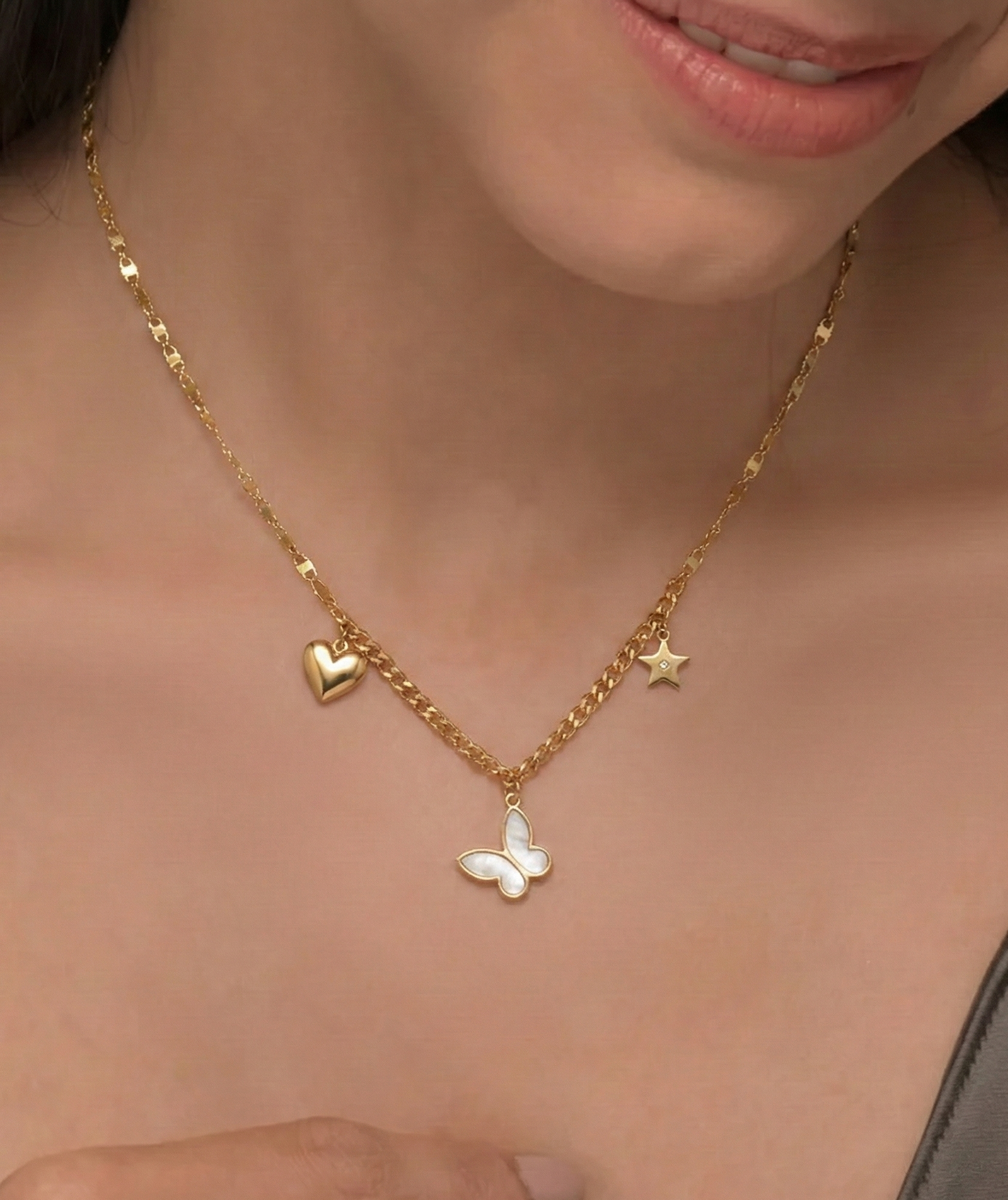 Starlit Flutter Necklace