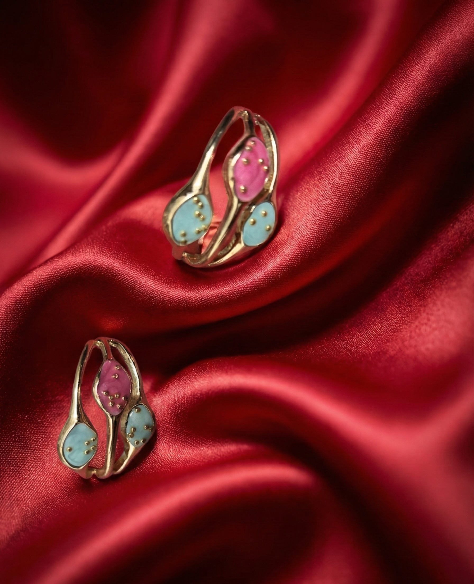 Color Bomb Enamel Studs