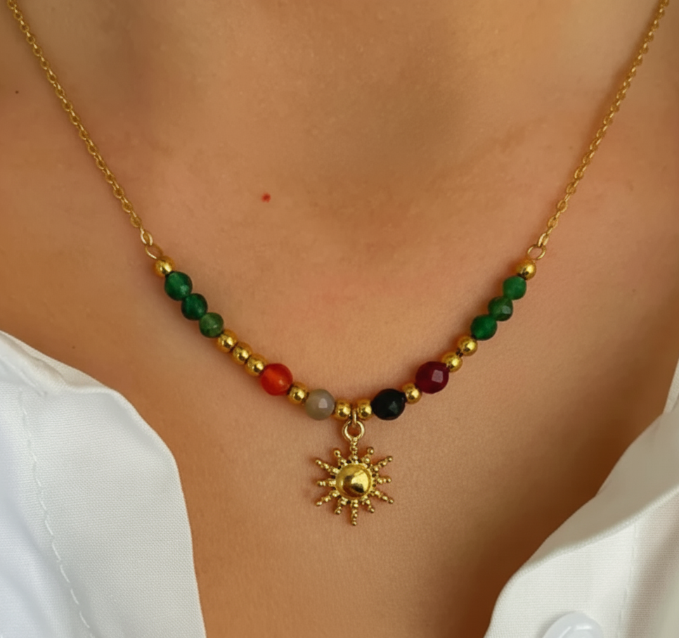 Celestial Stone Necklace