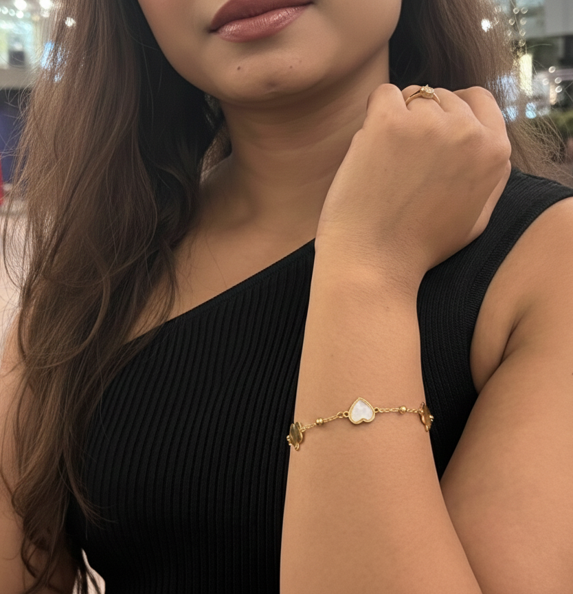 Heart Blossom Bracelet