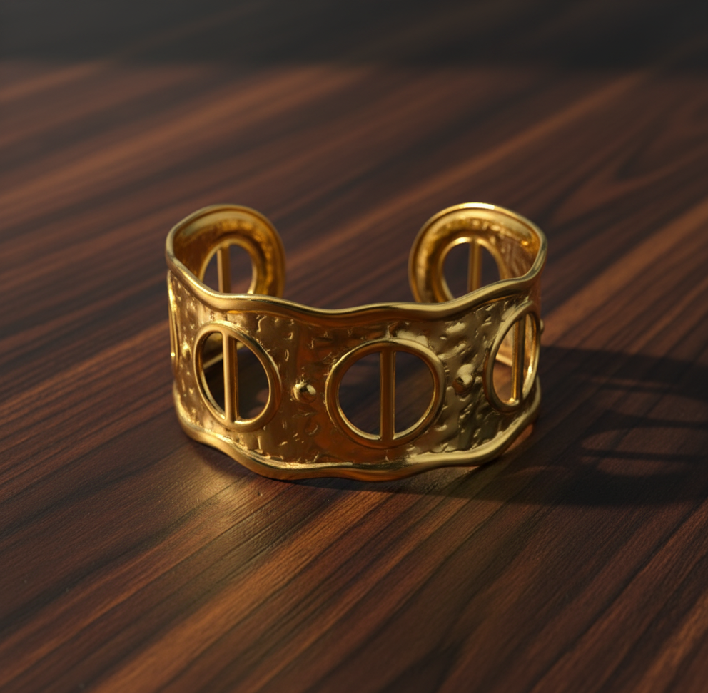 Elegant Classic Wide Bracelet