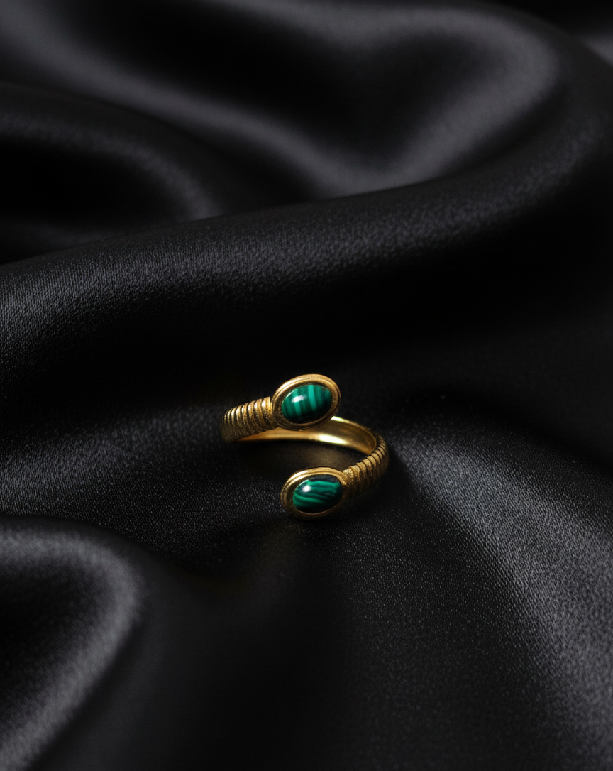 Retro Natural Stone Ring