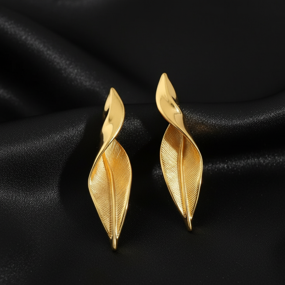 Leaf Drop Earrings