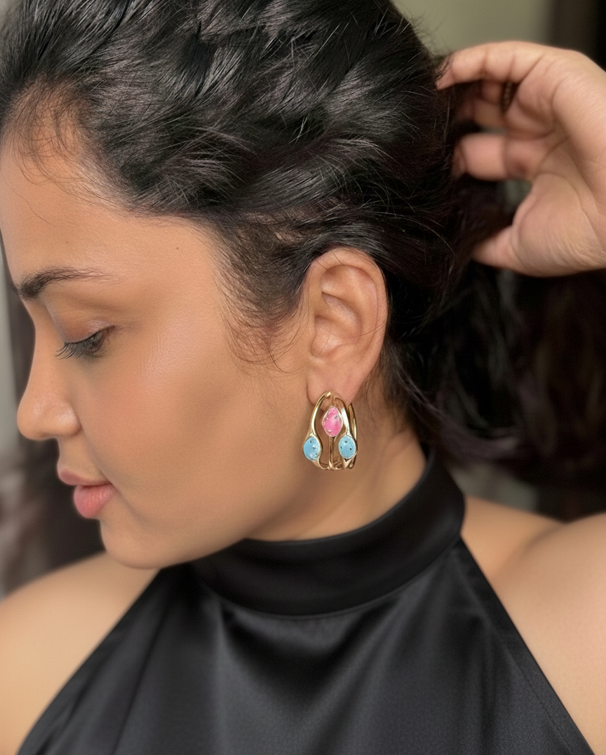 Color Bomb Enamel Studs