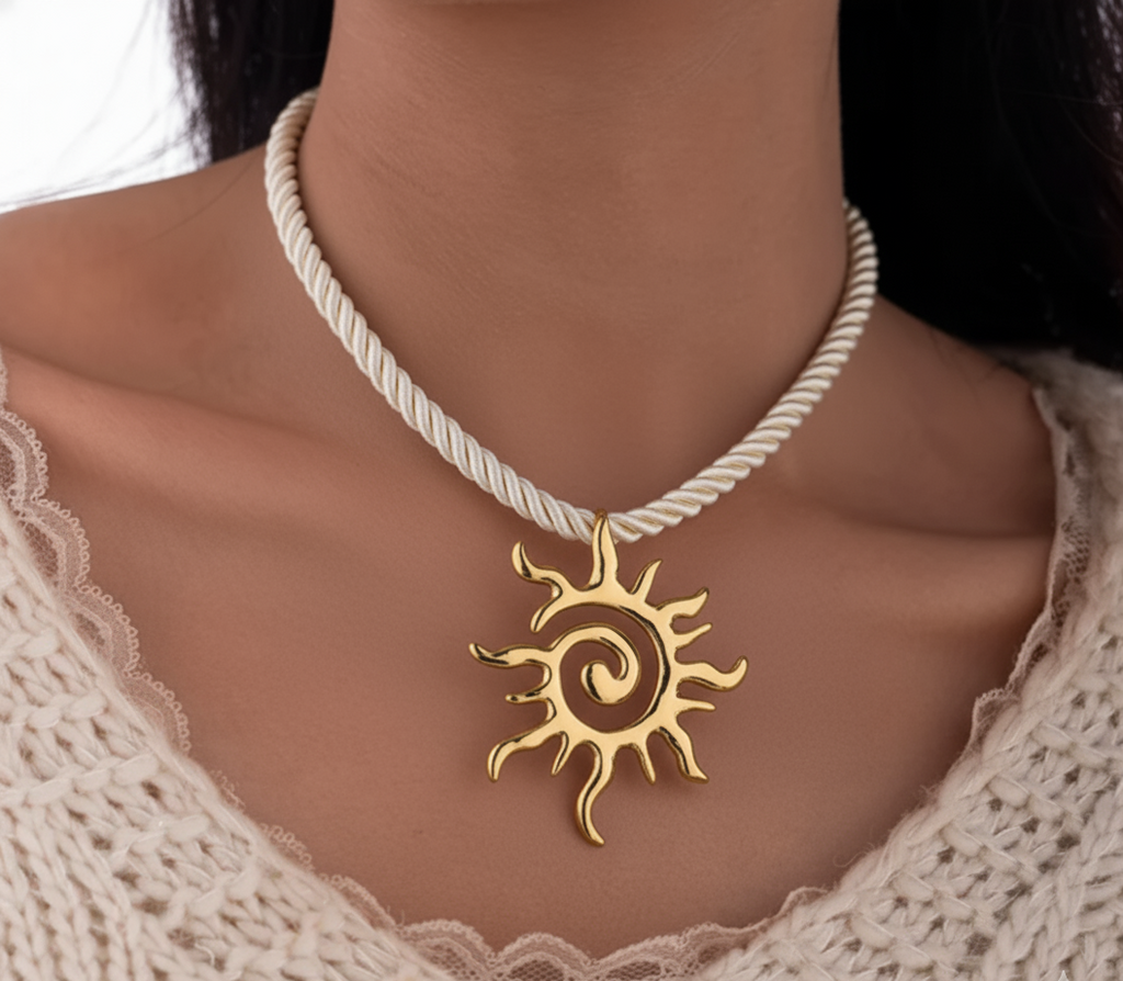 Sun Marine Pendant Necklace