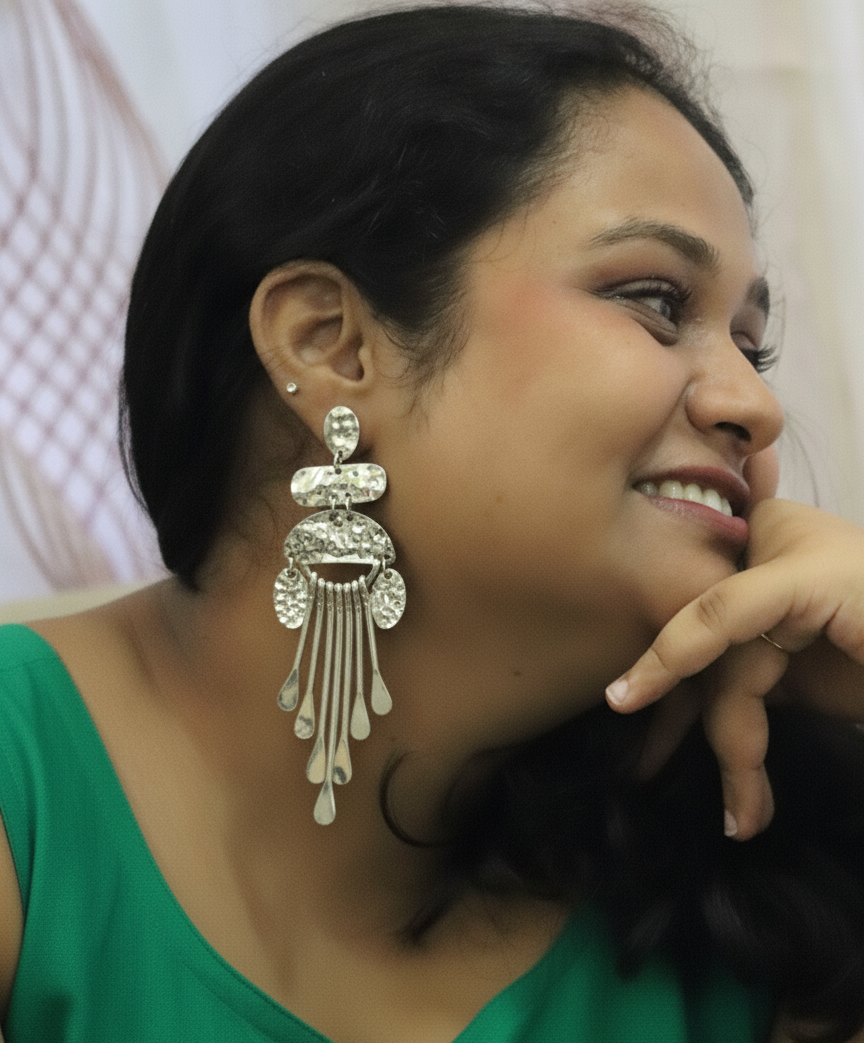 Retro Long Drop Earring