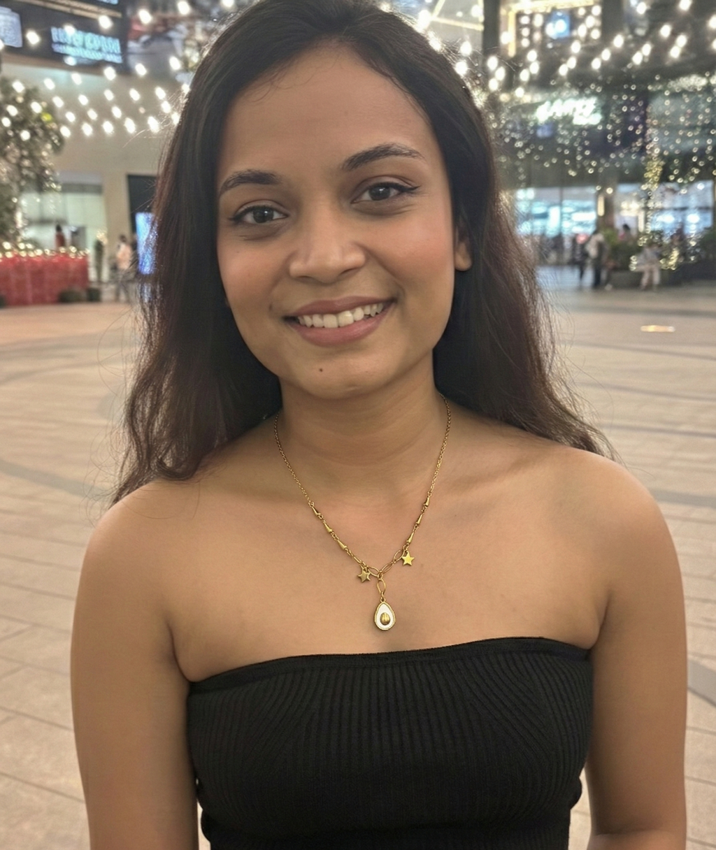 Avocado Drop Pendant Necklace