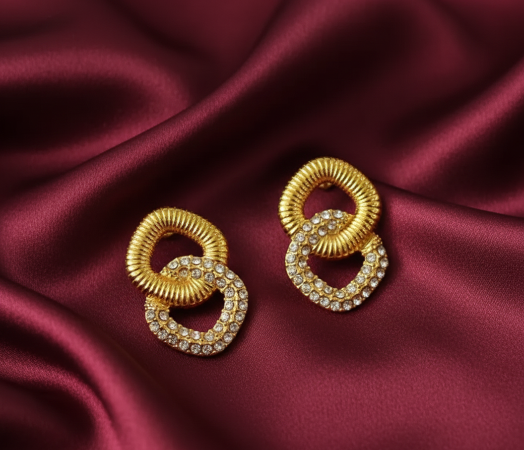 Zircon Square Earrings