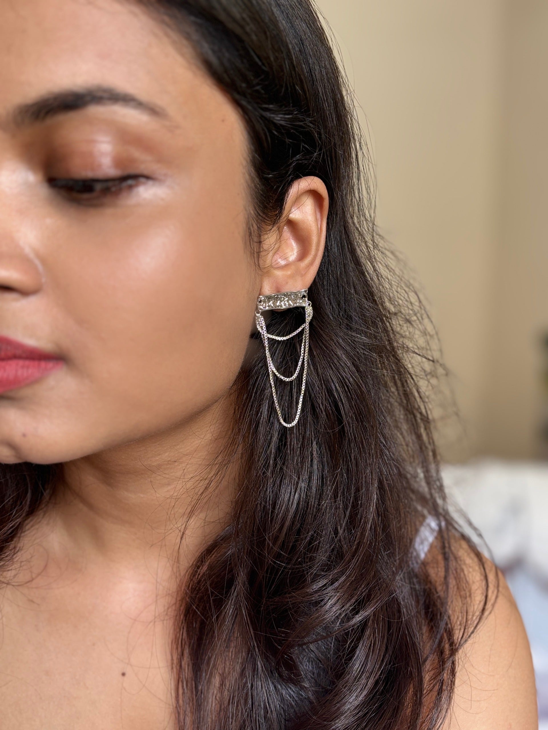 Chain Layered earring