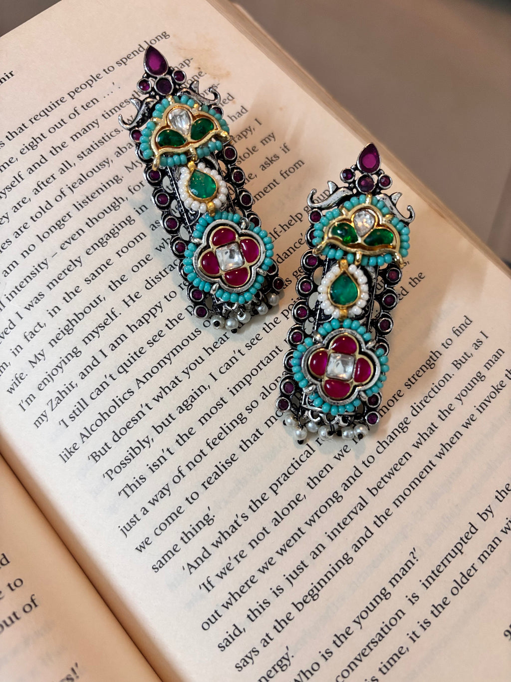Mystic Meena Bar Earrings