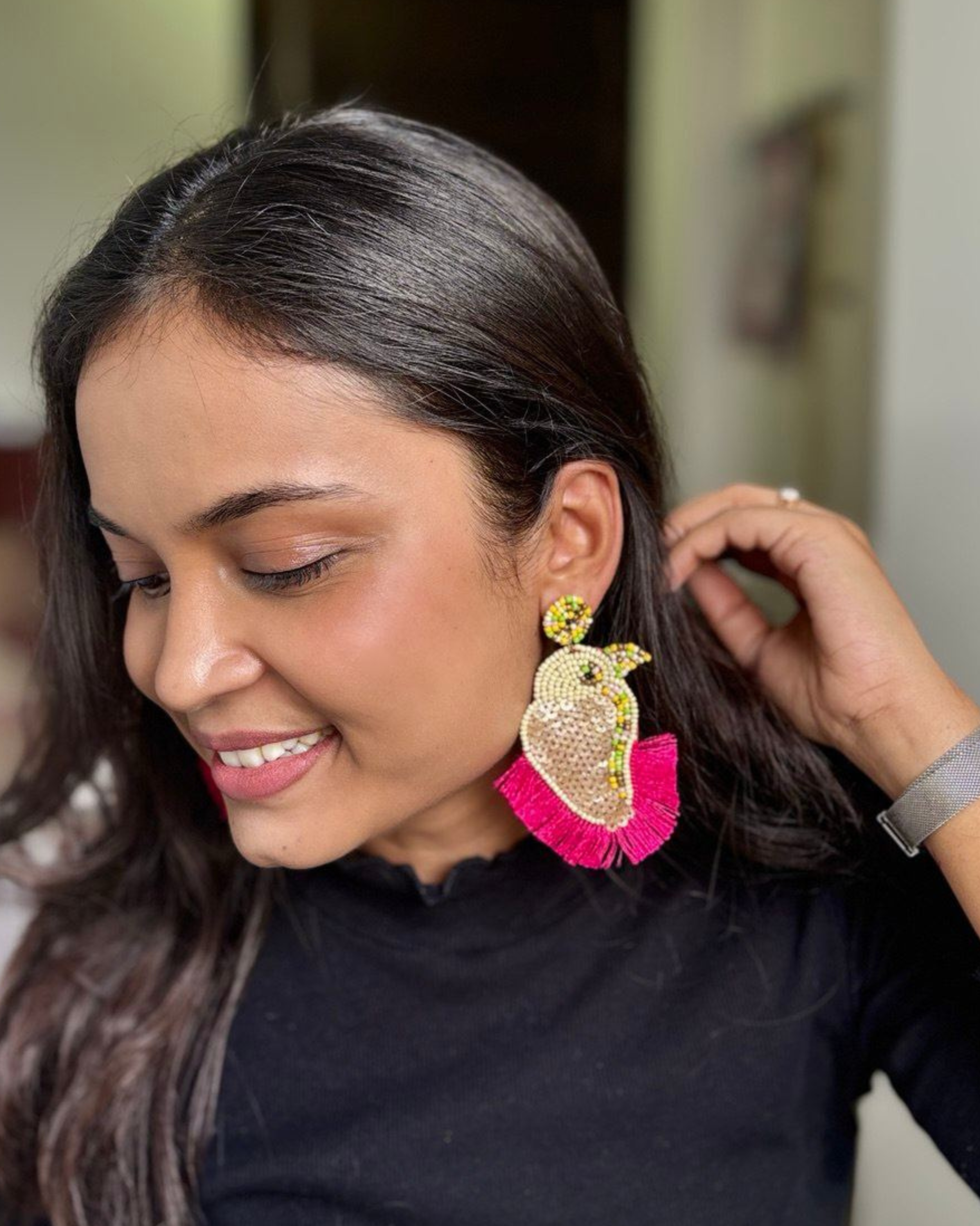 Pastel Bird Earring