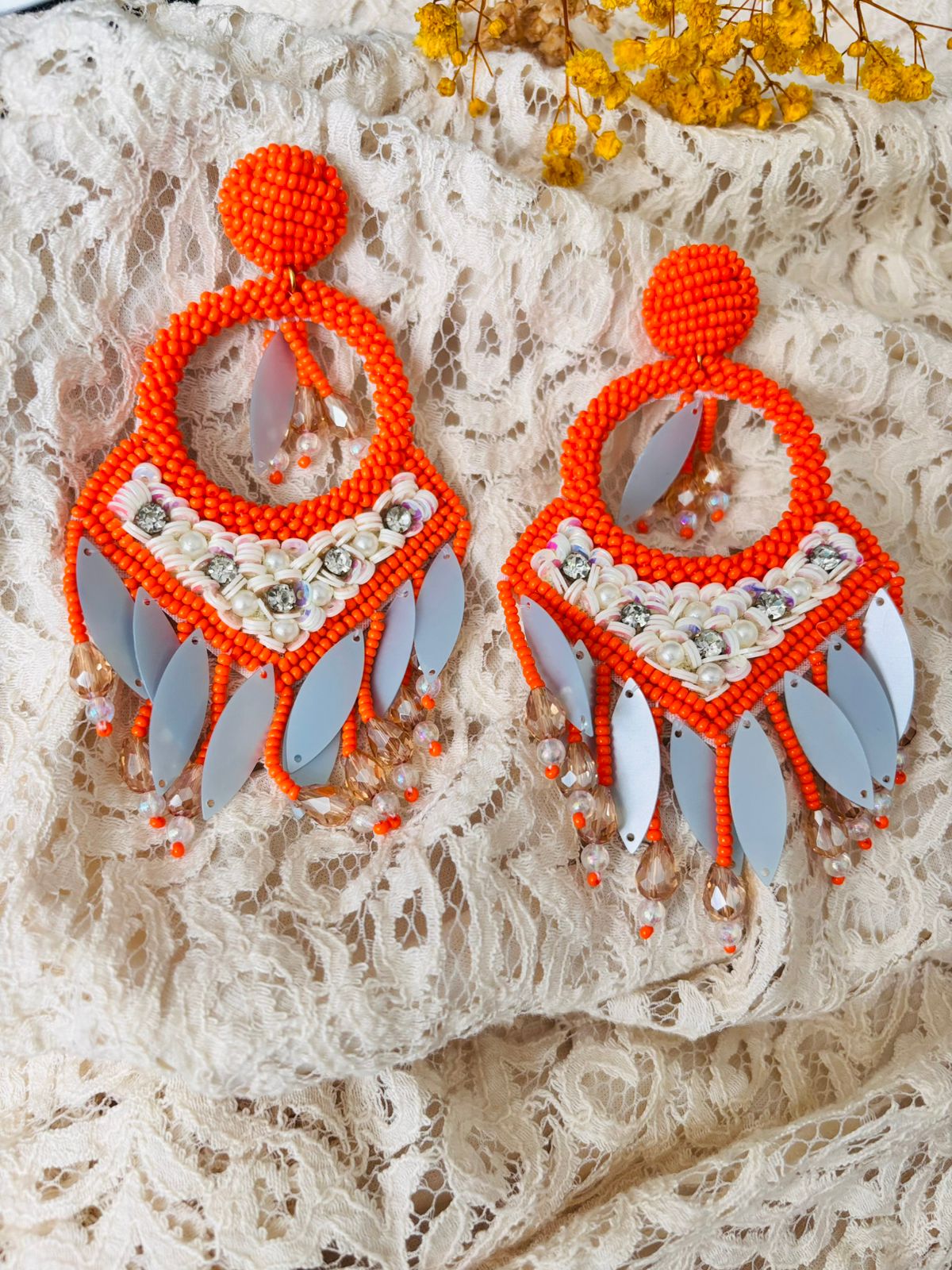 Scarlet Swing Danglers